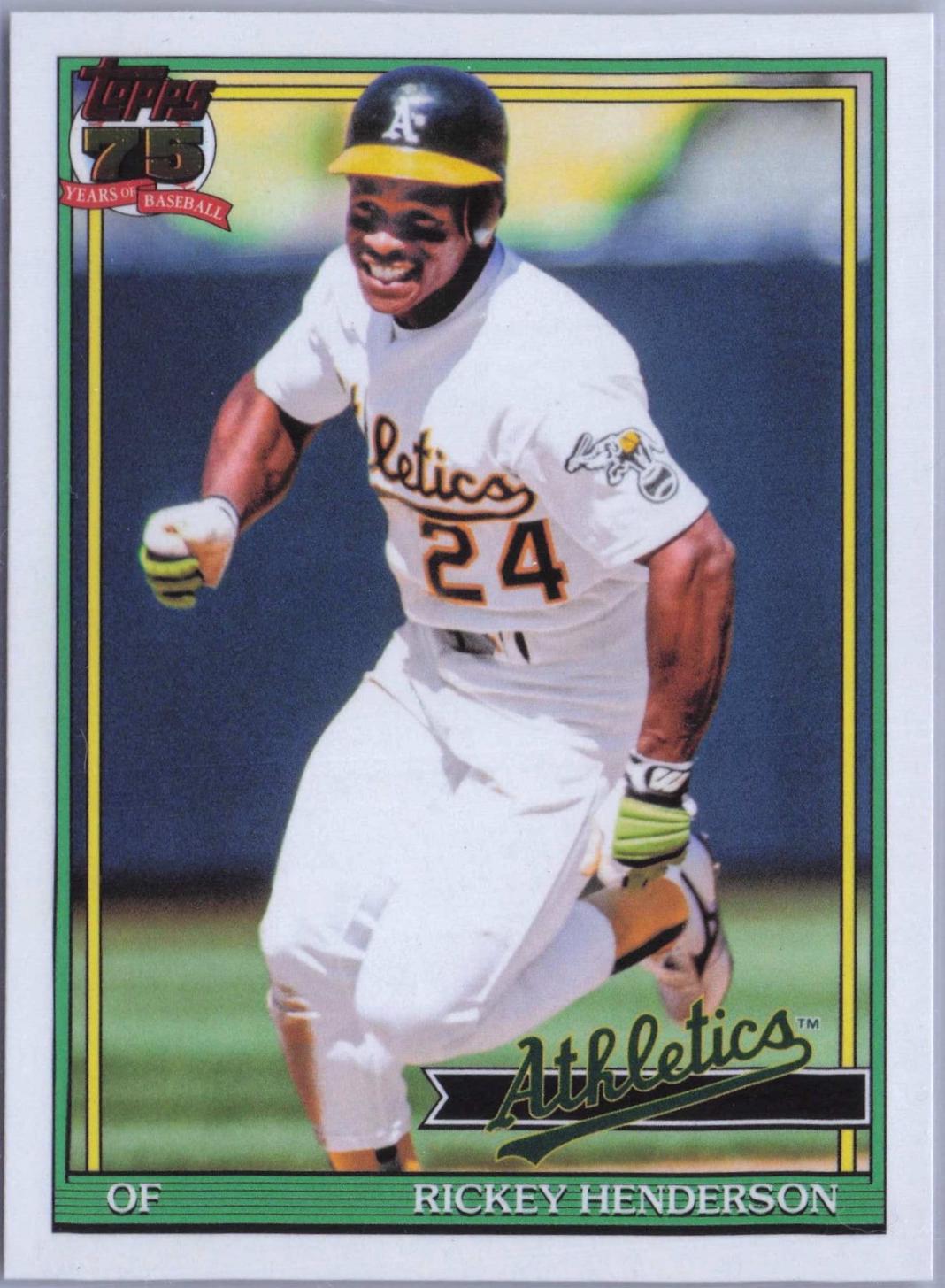 Rickey Henderson [The Real One] #T91-52