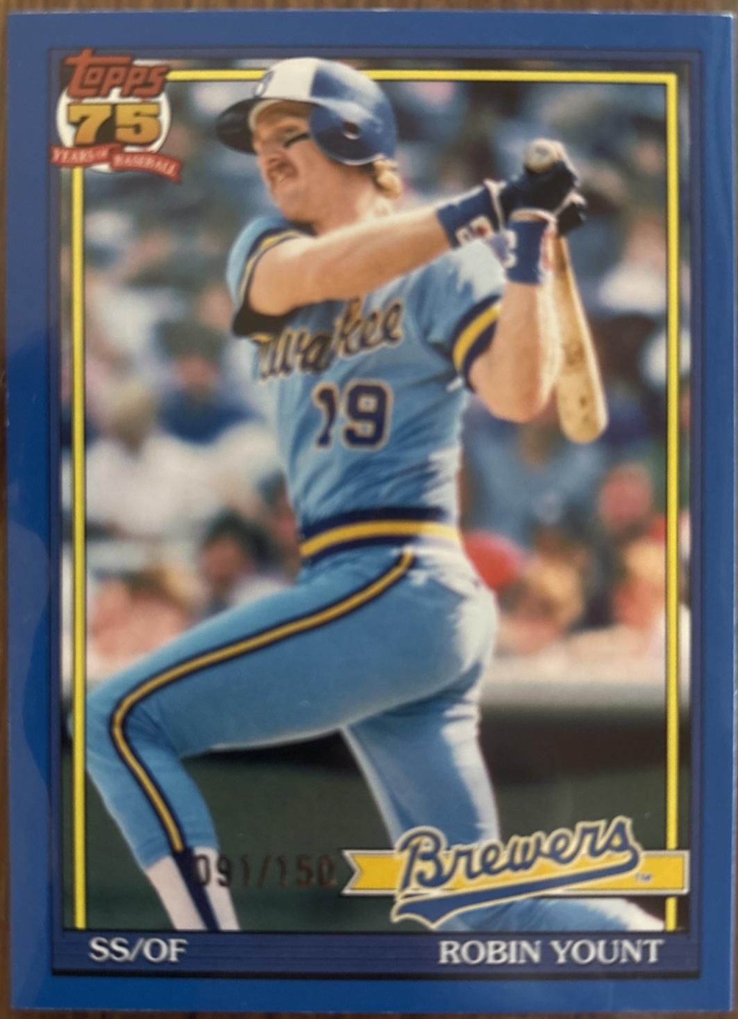 Robin Yount [Blue] #T91-32