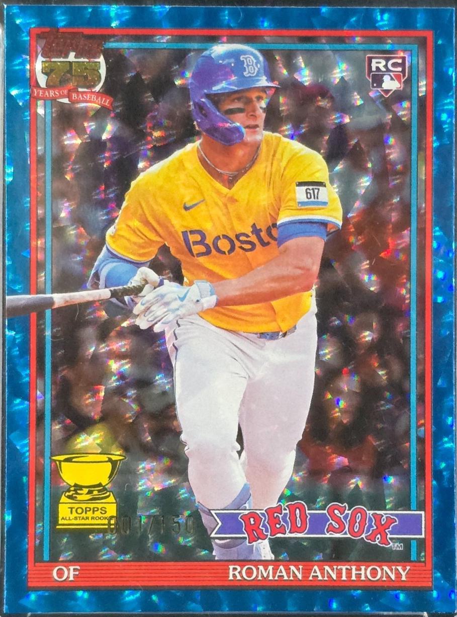 Roman Anthony [Blue Crackleboard Foil] #T91-71
