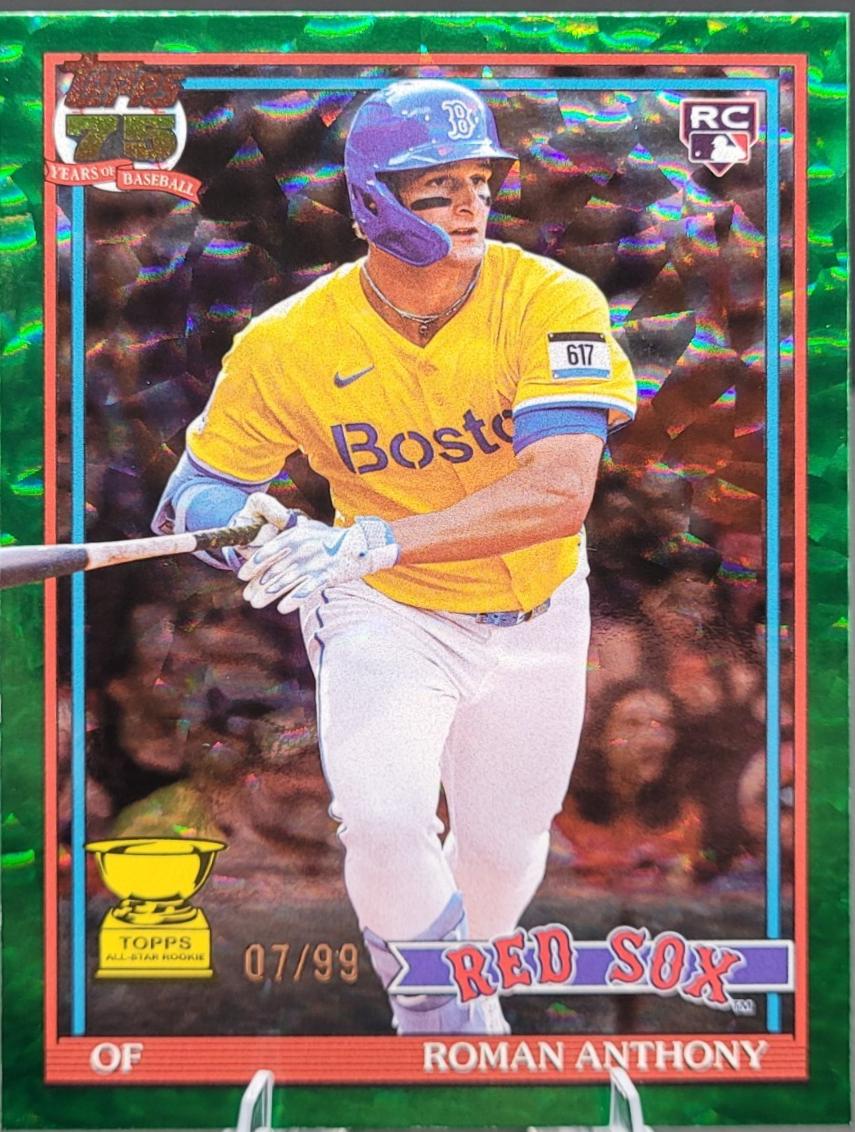 Roman Anthony [Green Crackleboard Foil] #T91-71