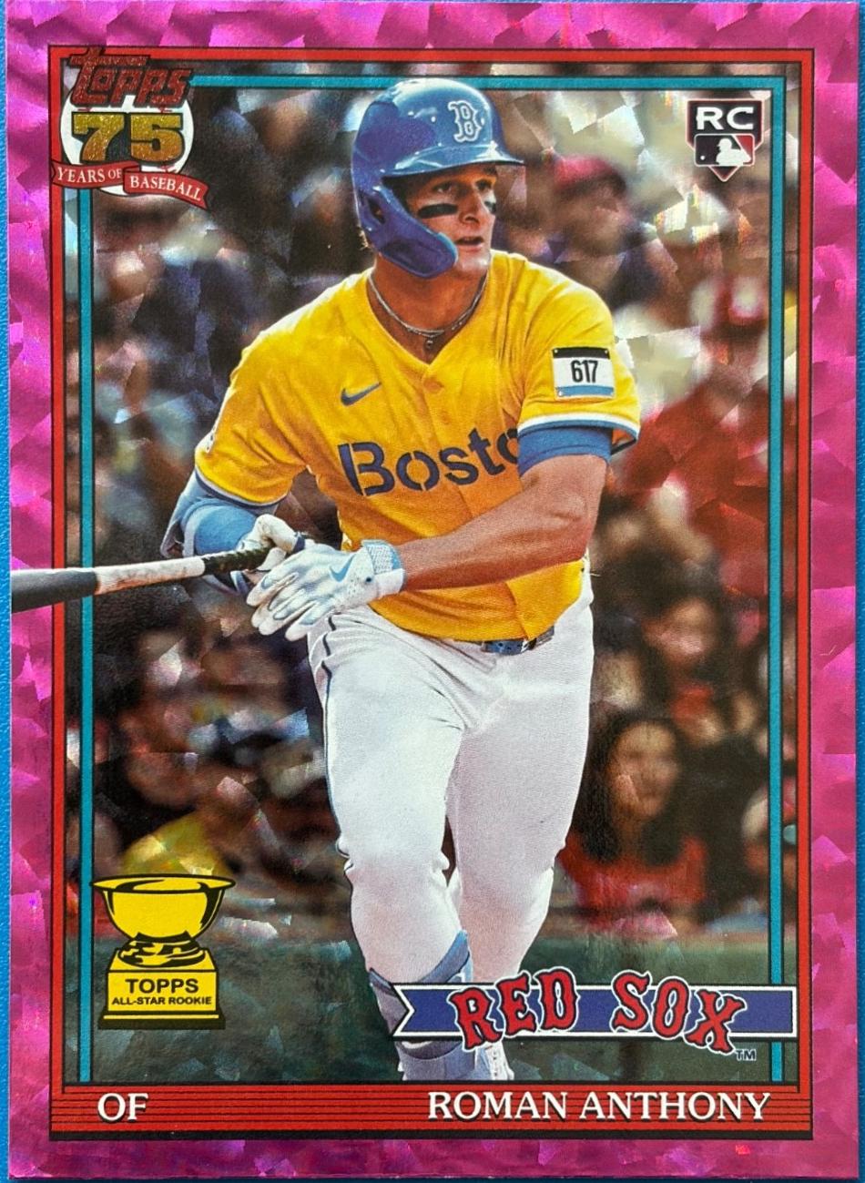 Roman Anthony [Pink Crackleboard Foil] #T91-71