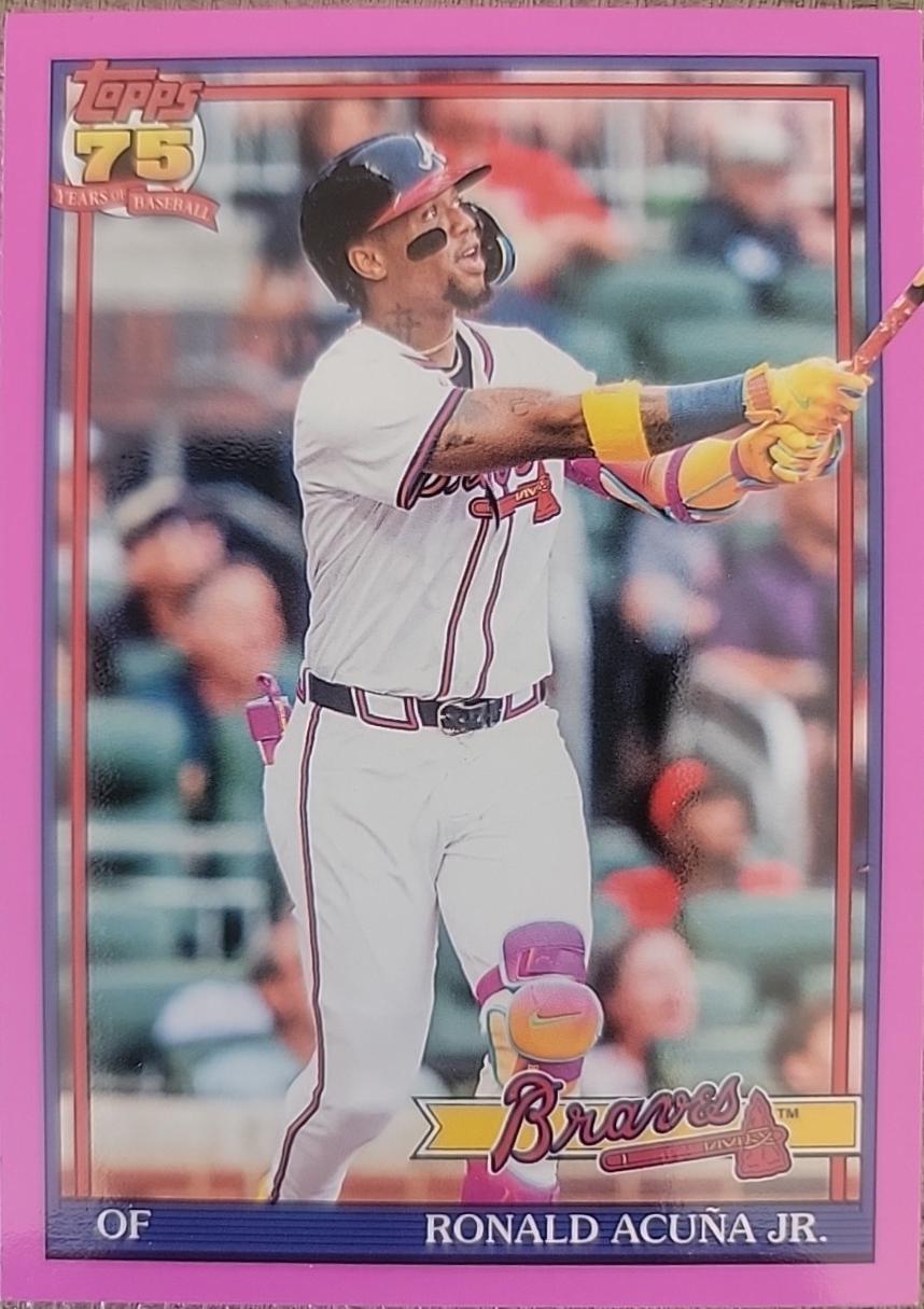 Ronald Acuna Jr. [Pink] #T91-84