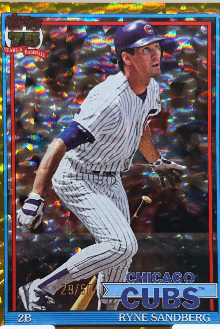 Ryne Sandberg [Gold Crackleboard Foil] #T91-25