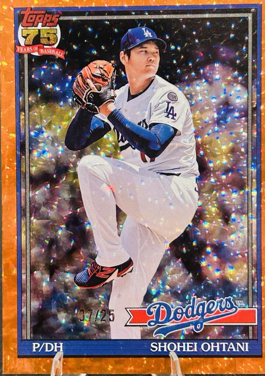 Shohei Ohtani [Orange Crackleboard Foil] #T91-100