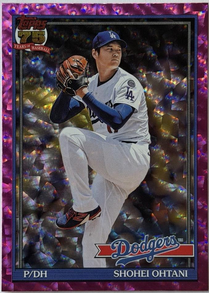 Shohei Ohtani [Pink Crackleboard Foil] #T91-100