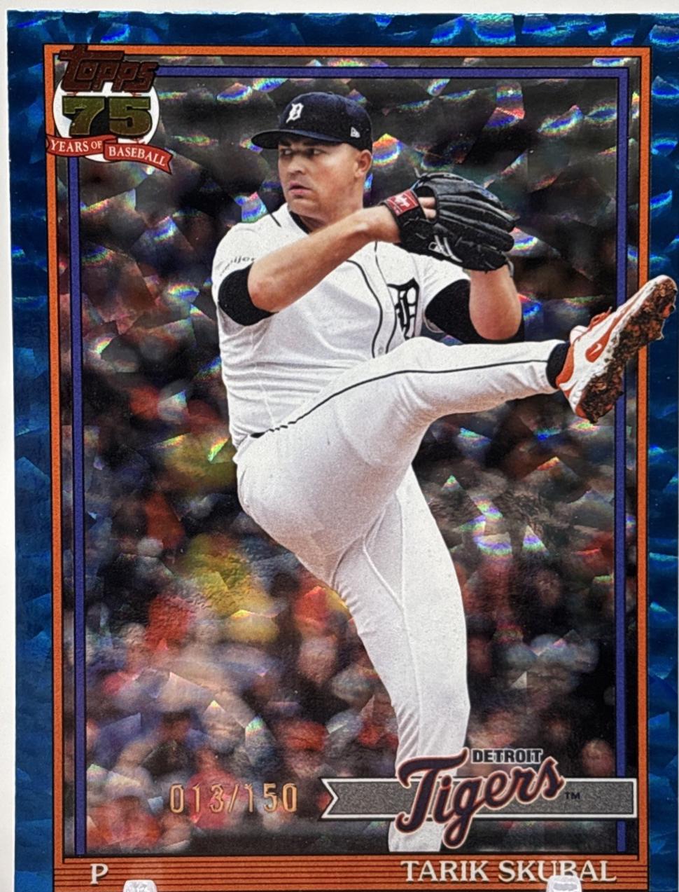 Tarik Skubal [Blue Crackleboard Foil] #T91-79