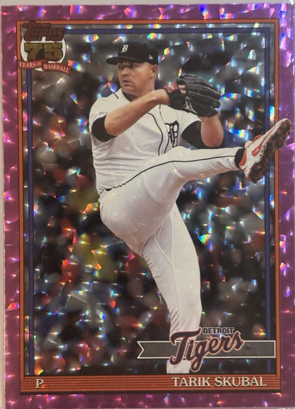 Tarik Skubal [Pink Crackleboard Foil] #T91-79