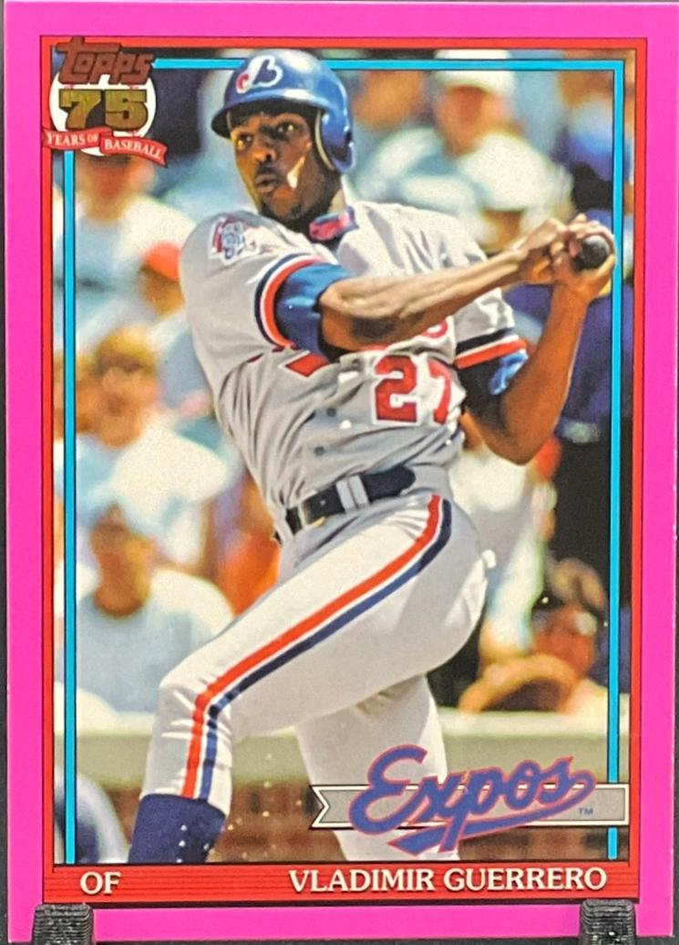 Vladimir Guerrero [Pink Crackleboard Foil] #T91-93