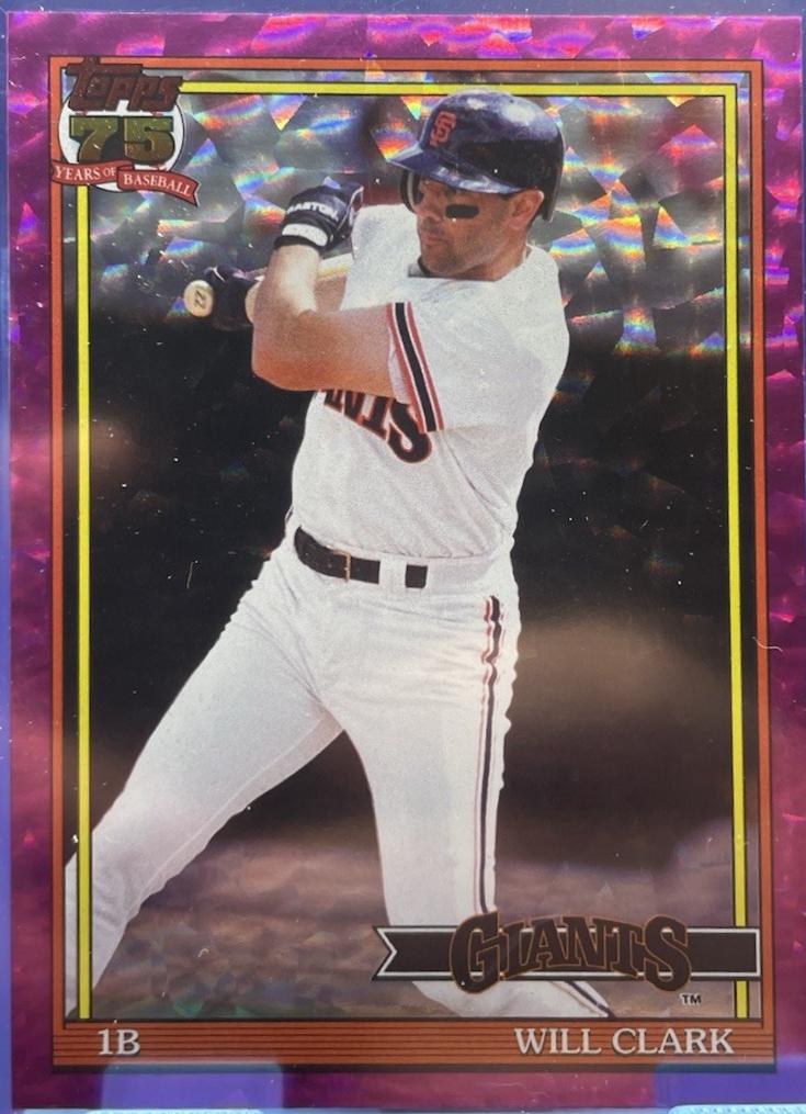 Will Clark [Pink Crackleboard Foil] #T91-11