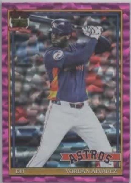 Yordan Alvarez [Pink Crackleboard Foil] #T91-36