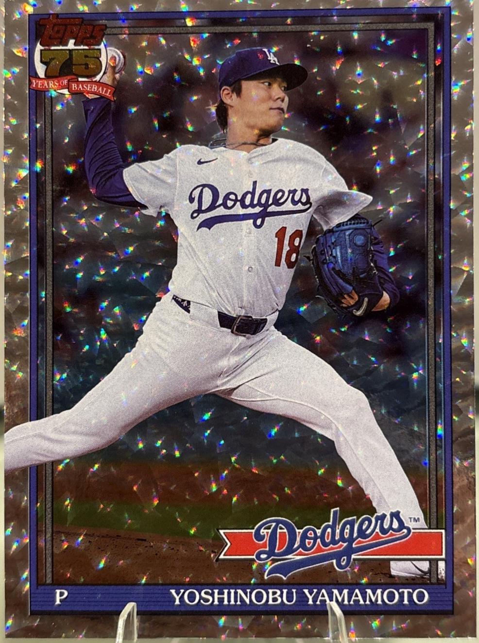 Yoshinobu Yamamoto [Crackleboard Foil] #T91-55