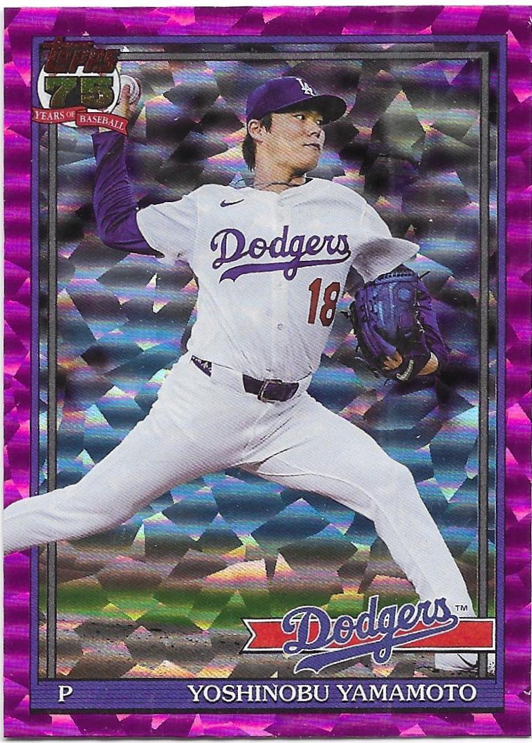 Yoshinobu Yamamoto [Pink Crackleboard Foil] #T91-55