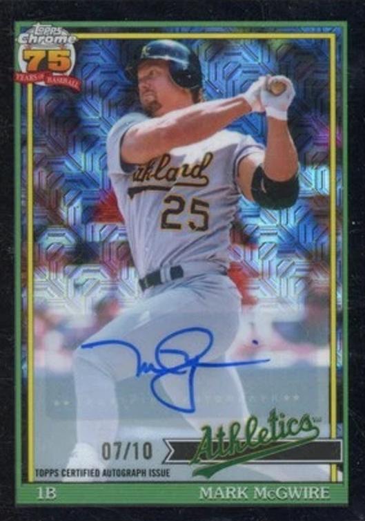 Mark McGwire [Black Autograph] #91C-49
