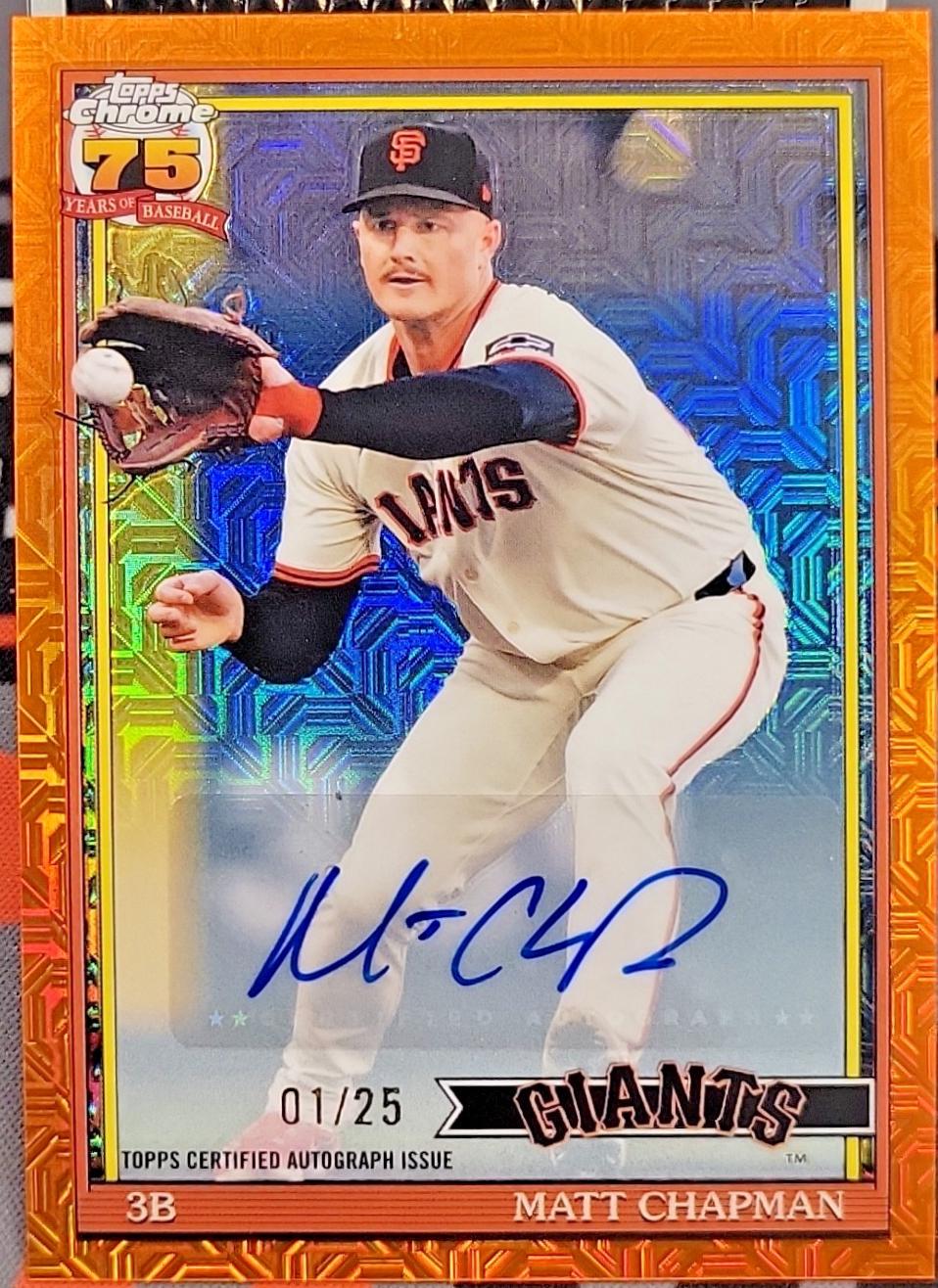 Matt Chapman [Orange Autograph] #91C-97