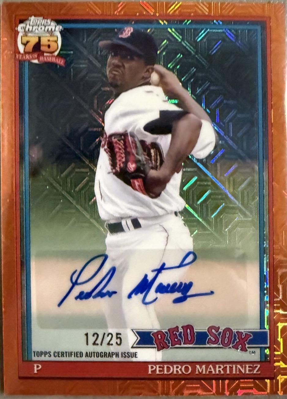 Pedro Martinez [Orange Autograph] #91C-41