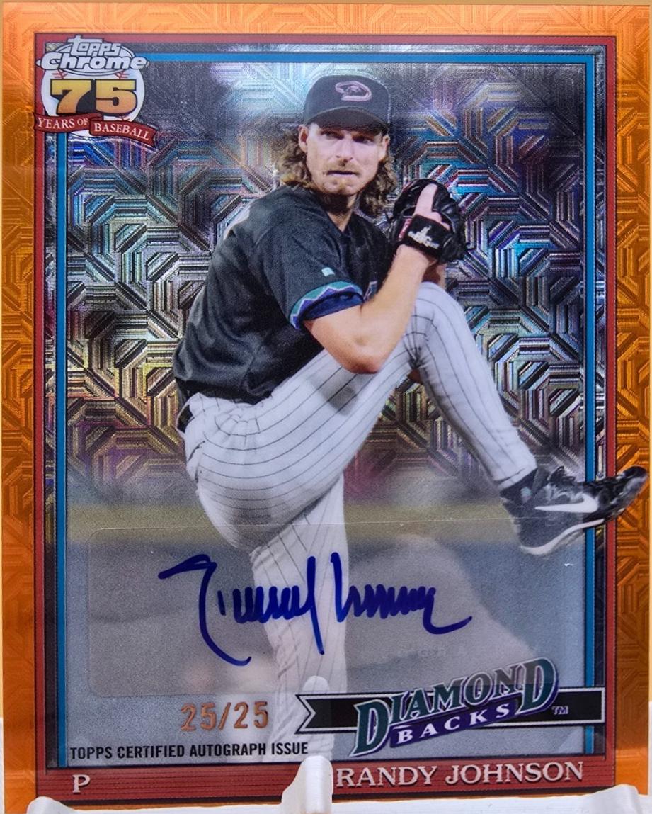 Randy Johnson [Orange Autograph] #91C-77