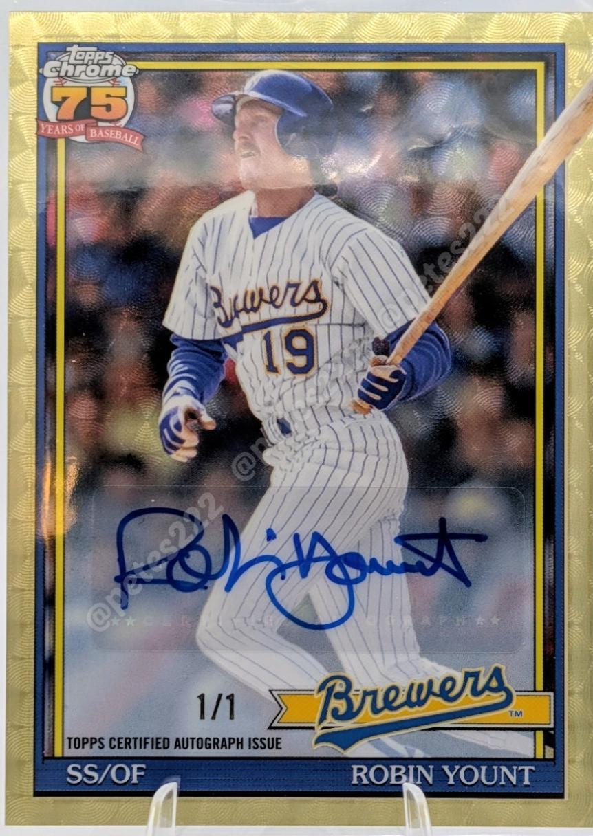 Robin Yount [SuperFractor Autograph] #91C-68