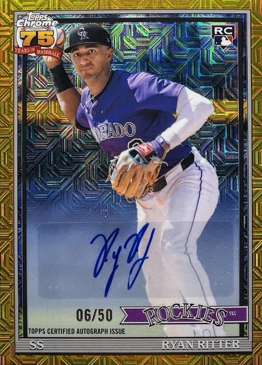 Ryan Ritter [Gold Autograph] #91C-86