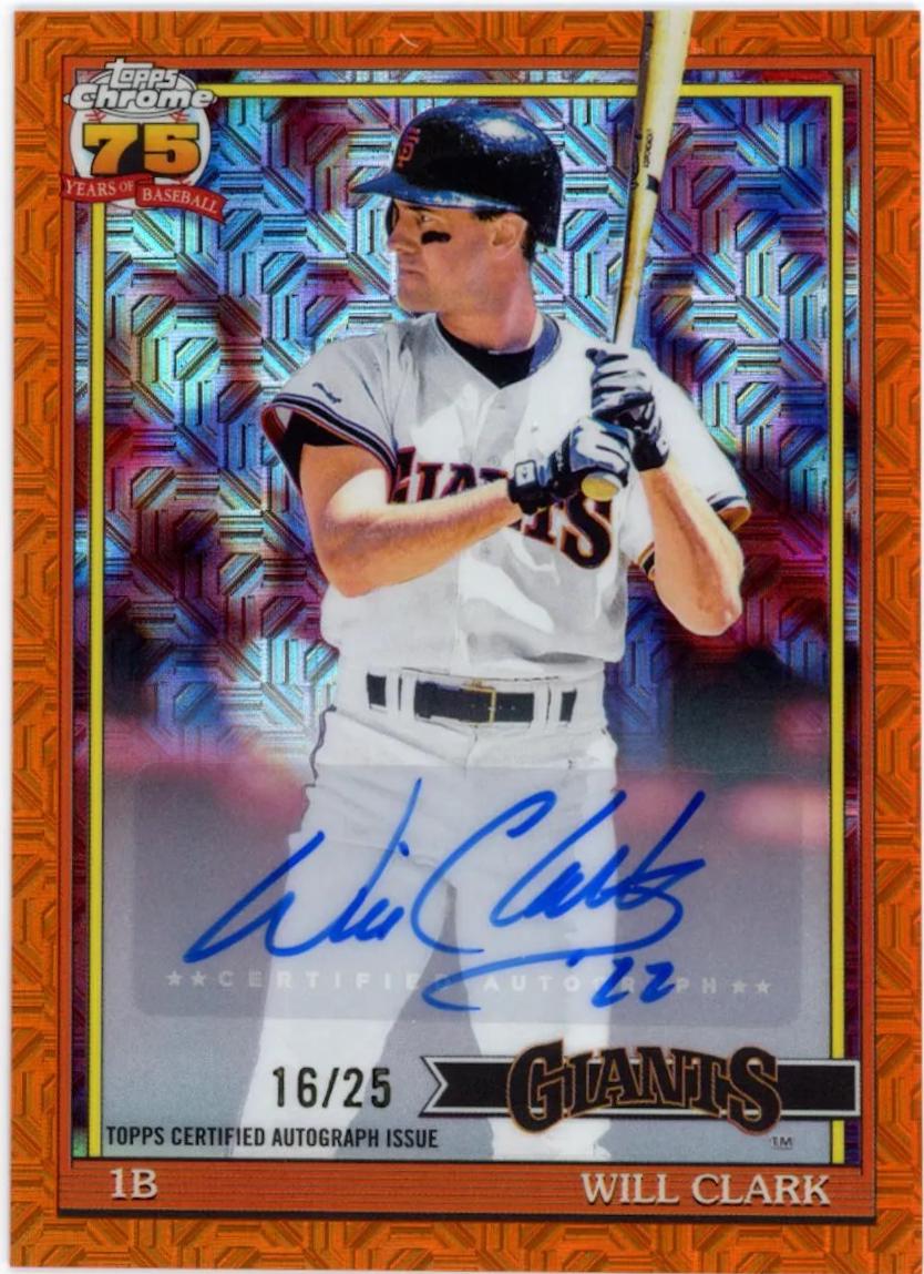 Will Clark [Orange Autograph] #91C-96