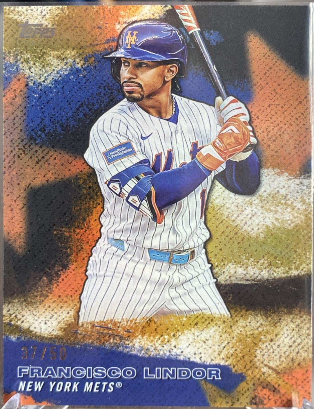 Francisco Lindor [Gold Crackleboard Foil] #SMLB-10