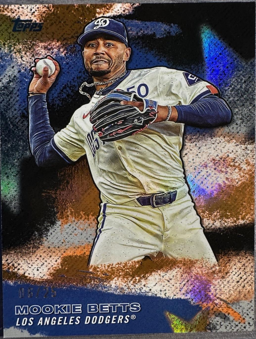 Mookie Betts [Orange Crackleboard Foil] #SMLB-16