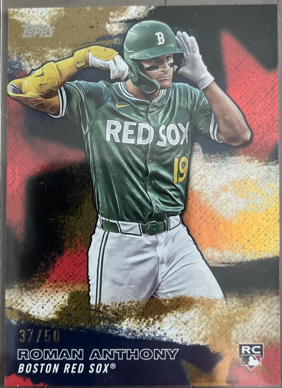 Roman Anthony [Gold Crackleboard Foil] #SMLB-25
