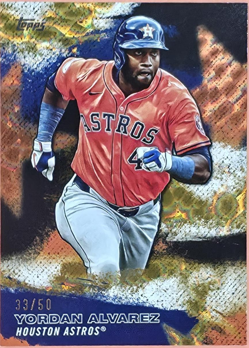 Yordan Alvarez [Gold Crackleboard Foil] #SMLB-8