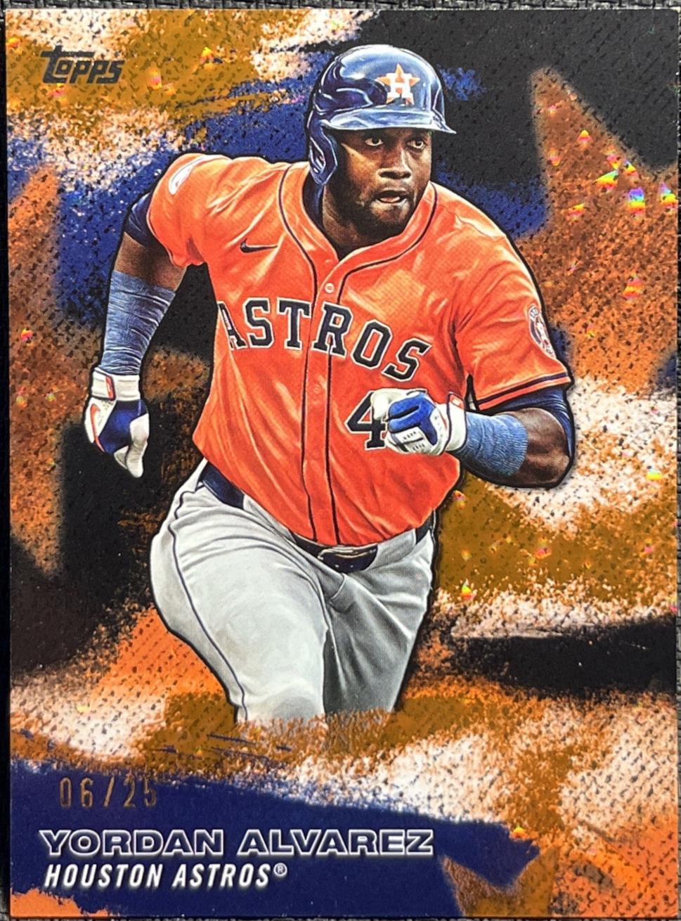 Yordan Alvarez [Orange Crackleboard Foil] #SMLB-8