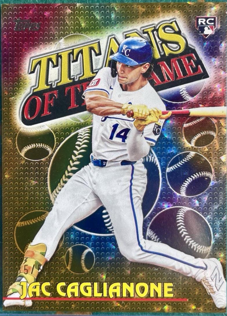 Jac Caglianone [Gold Crackleboard Foil] #TOG-12