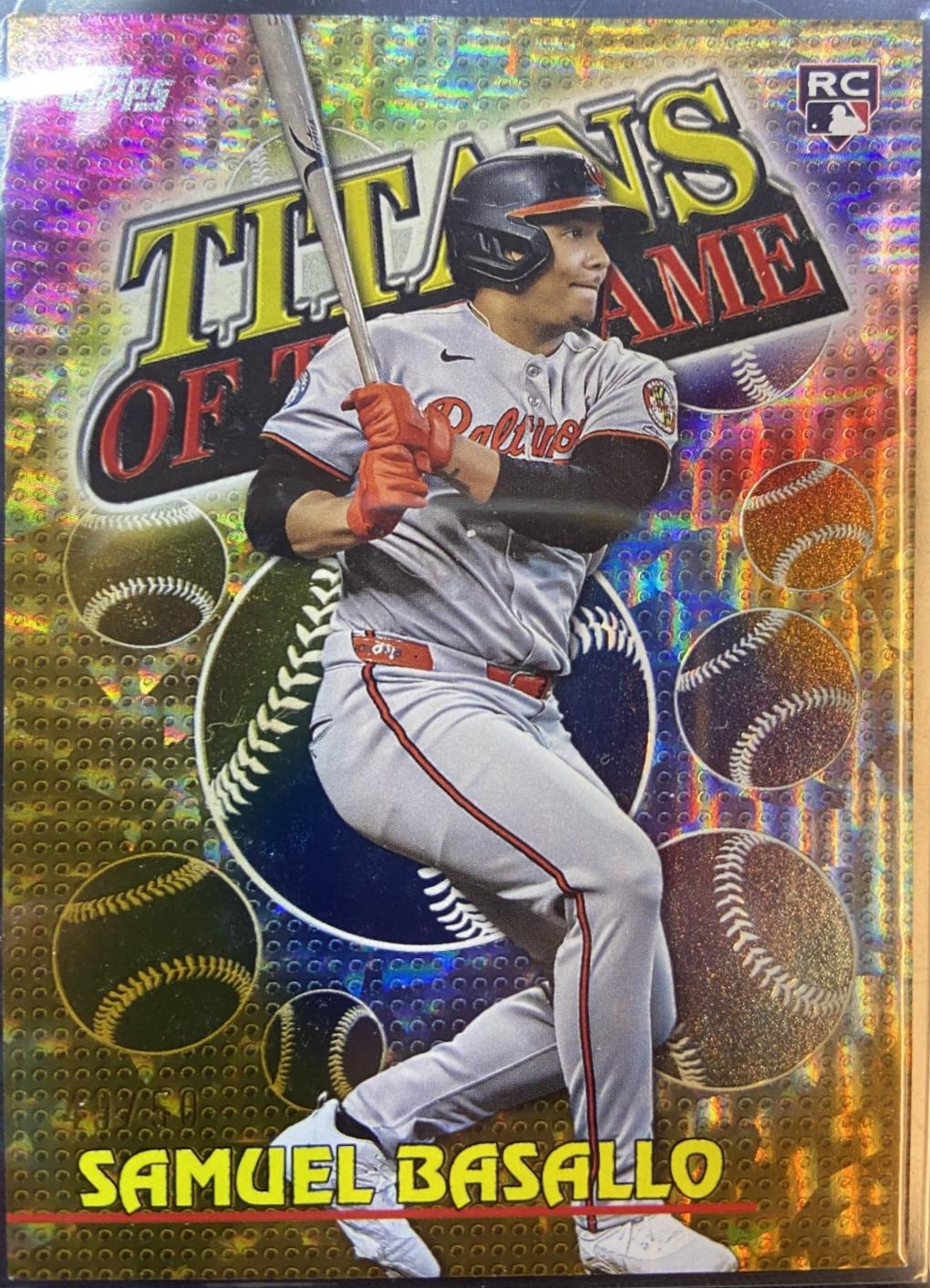 Samuel Basallo [Gold Crackleboard Foil] #TOG-10