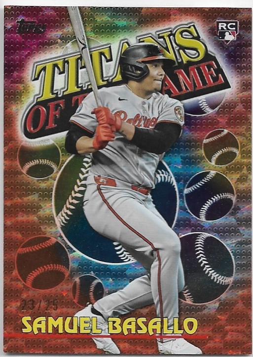 Samuel Basallo [Orange Crackleboard Foil] #TOG-10