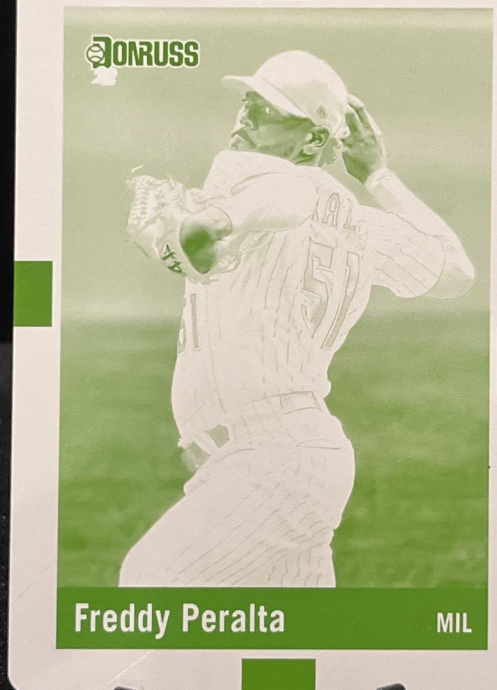 Freddy Peralta [Printing Plate] #249