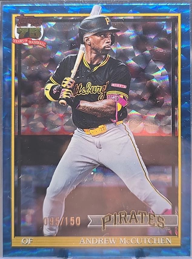 Andrew McCutchen [Blue Crackleboard Foil] #T91-40