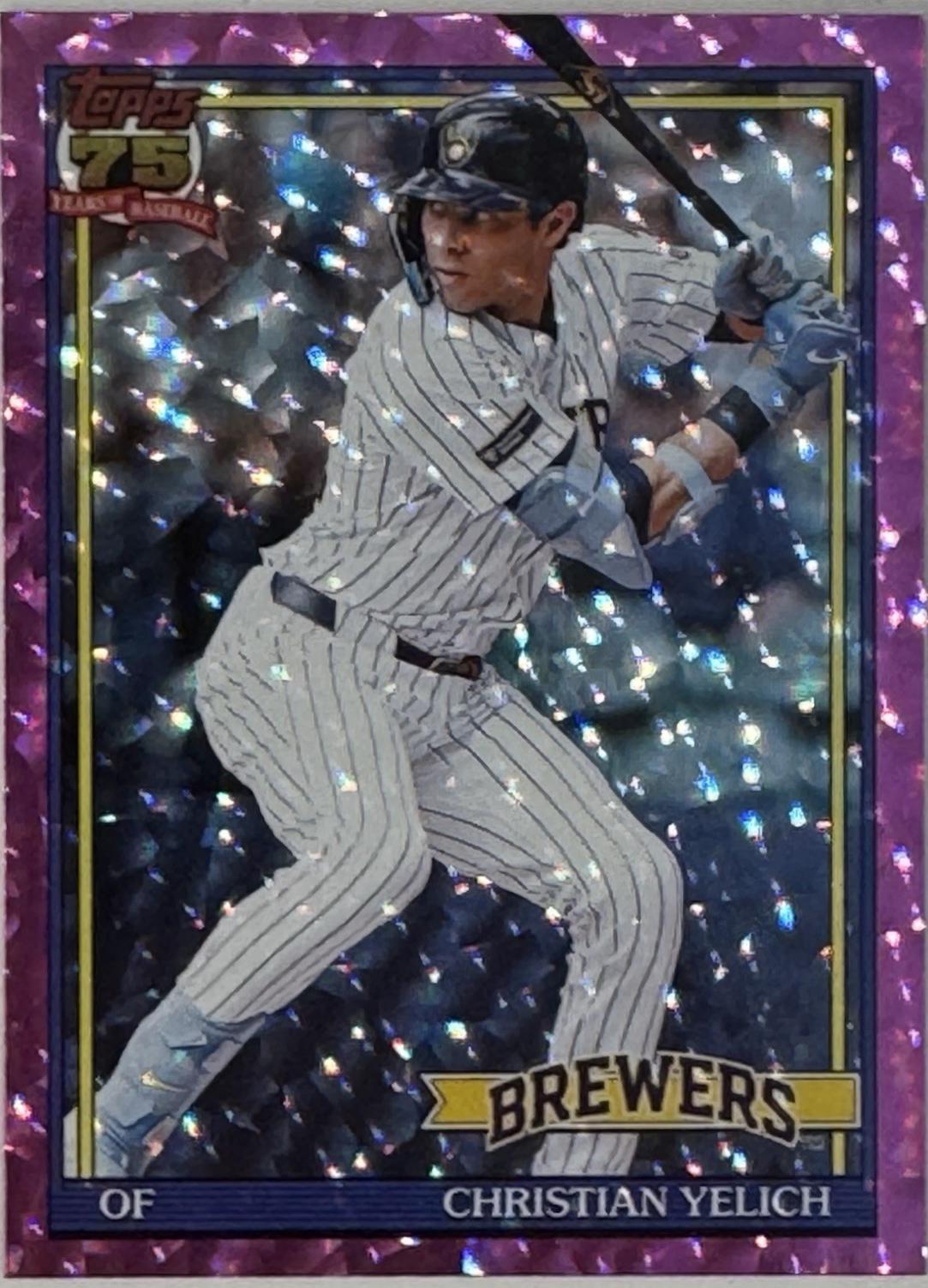Christian Yelich [Pink Crackleboard Foil] #T91-83