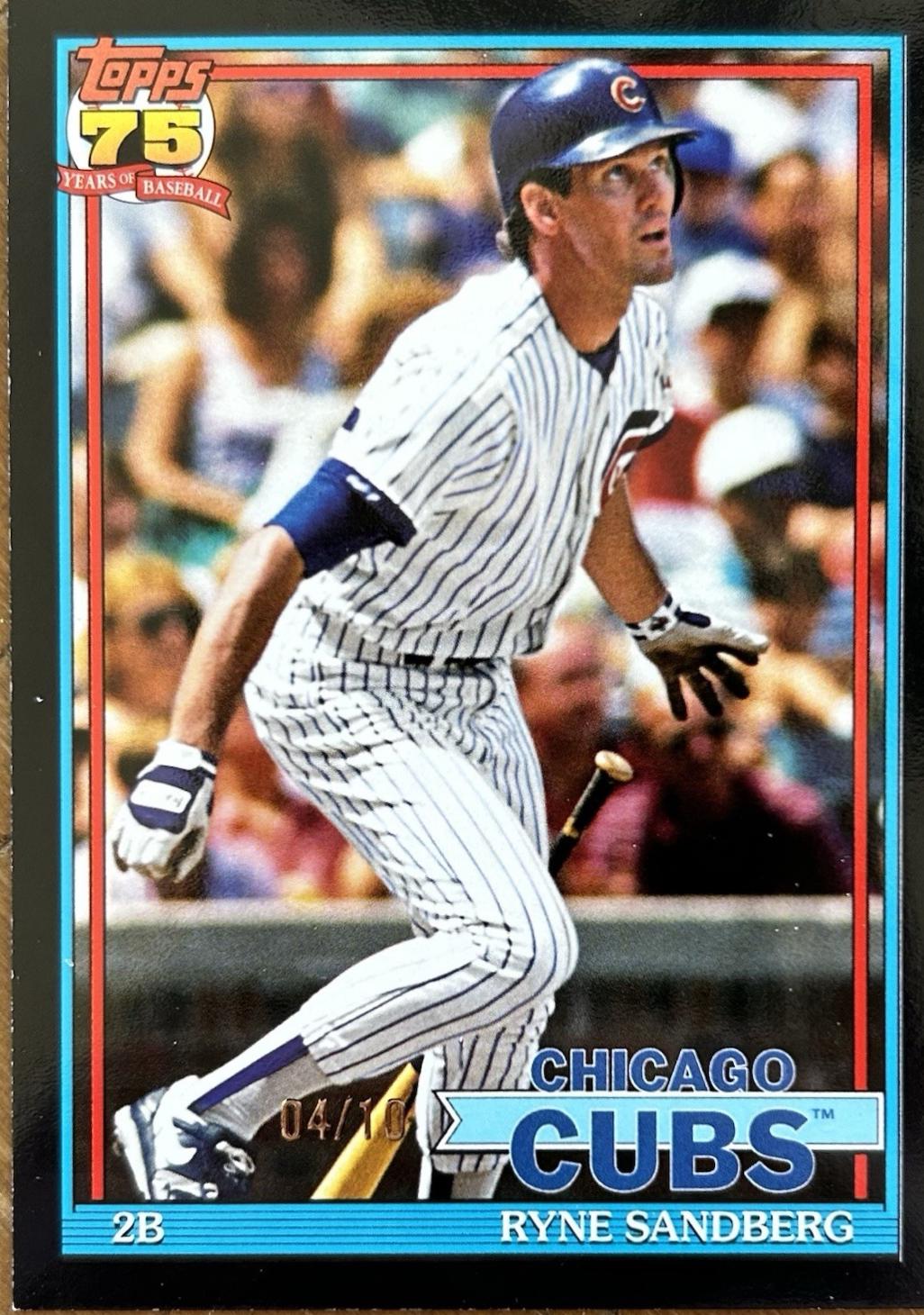 Ryne Sandberg [Black] #T91-25