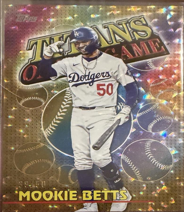 Mookie Betts [Gold Crackleboard Foil] #TOG-8