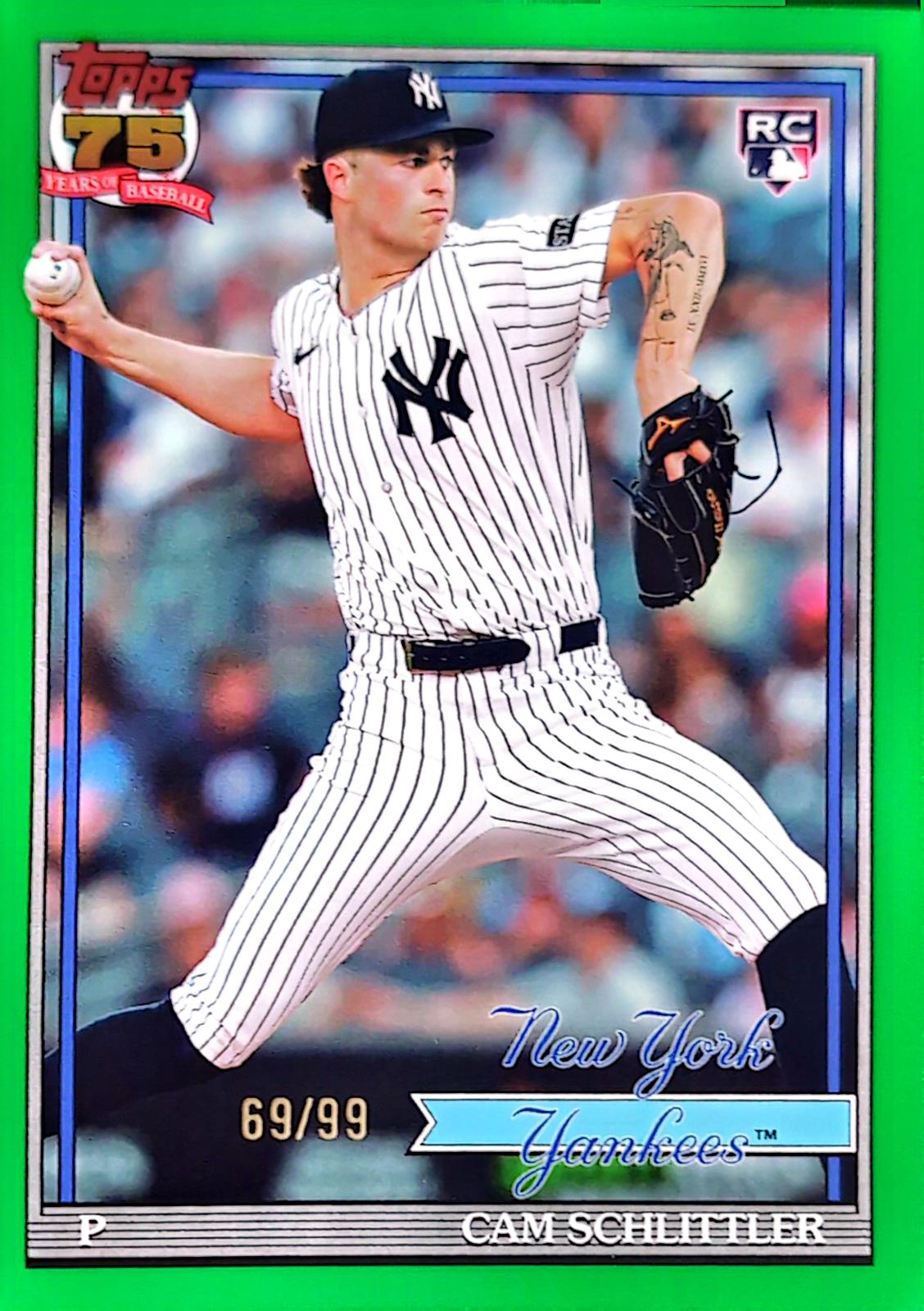 Cam Schlittler [Green] #T91-86