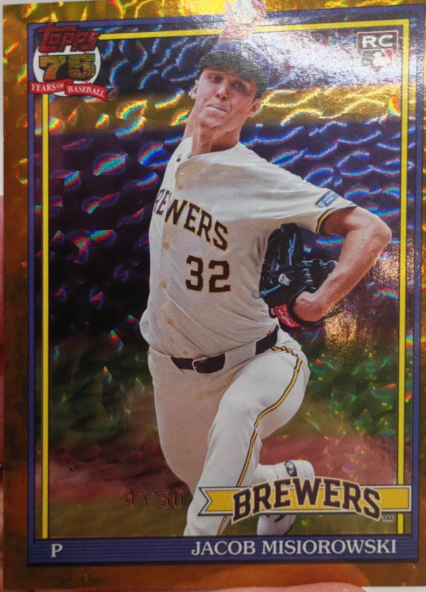 Jacob Misiorowski [Gold Crackleboard Foil] #T91-74