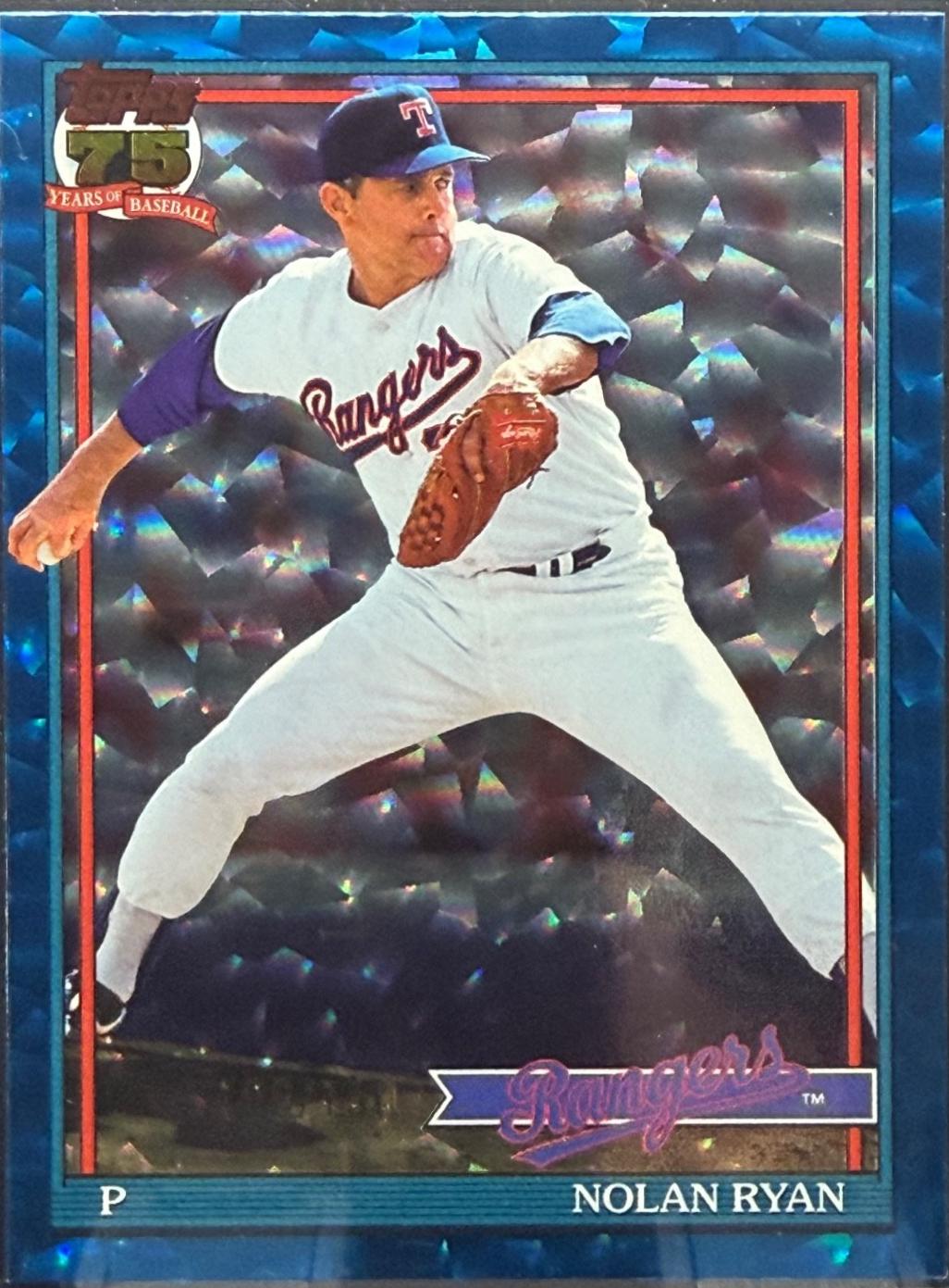 Nolan Ryan [Blue Crackleboard Foil] #T91-97