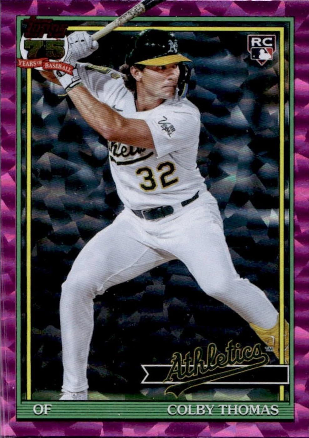Colby Thomas [Pink Crackleboard Foil] #T91-6