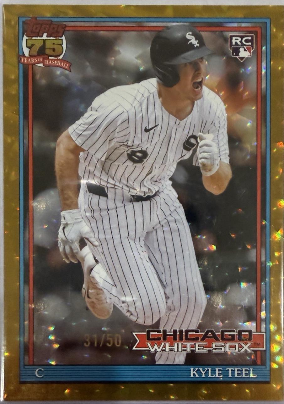 Kyle Teel [Gold Crackleboard Foil] #T91-91
