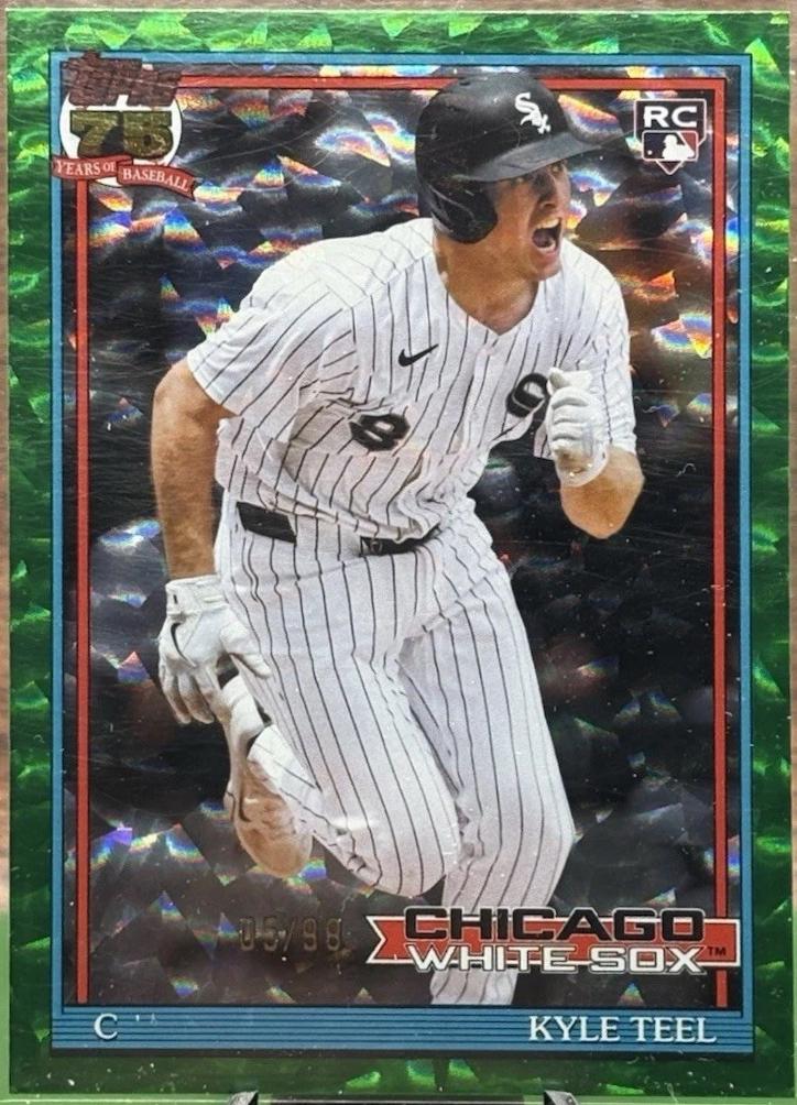 Kyle Teel [Green Crackleboard Foil] #T91-91