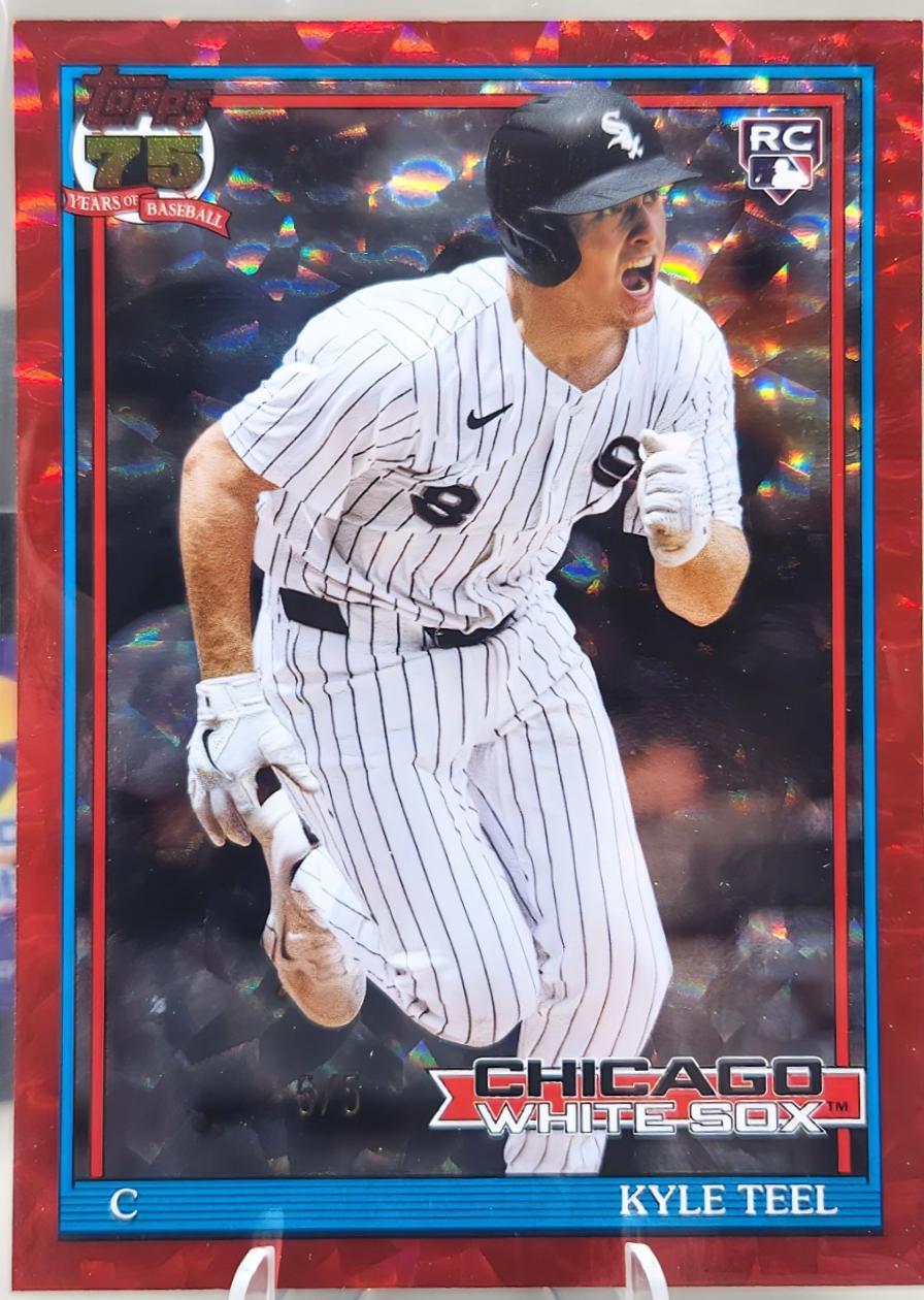 Kyle Teel [Red Crackleboard Foil] #T91-91