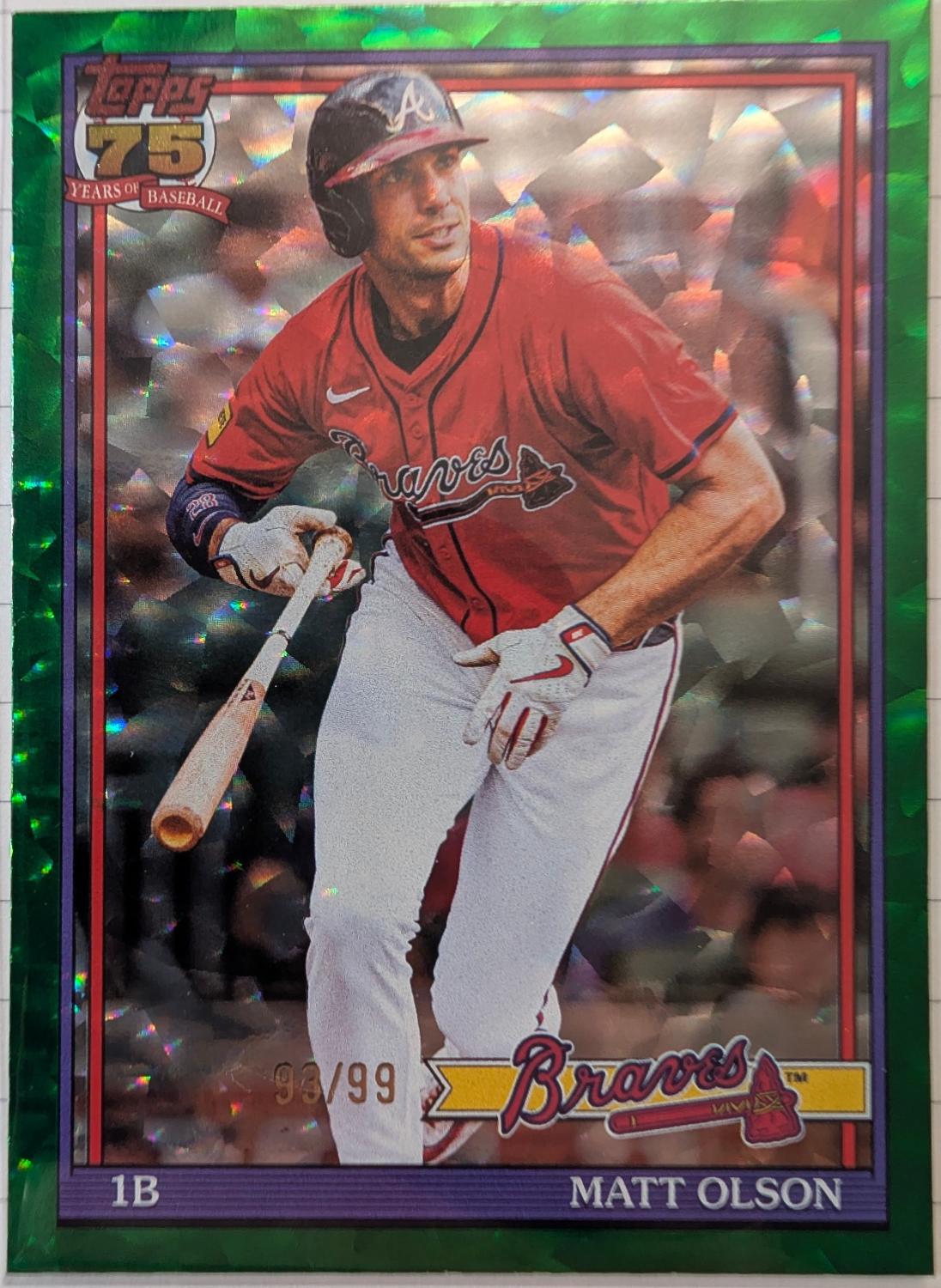 Matt Olson [Green Crackleboard Foil] #T91-53