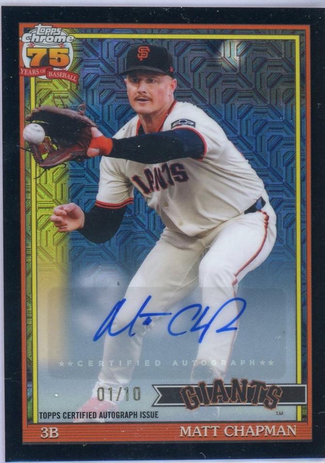 Matt Chapman [Black Autograph] #91C-97