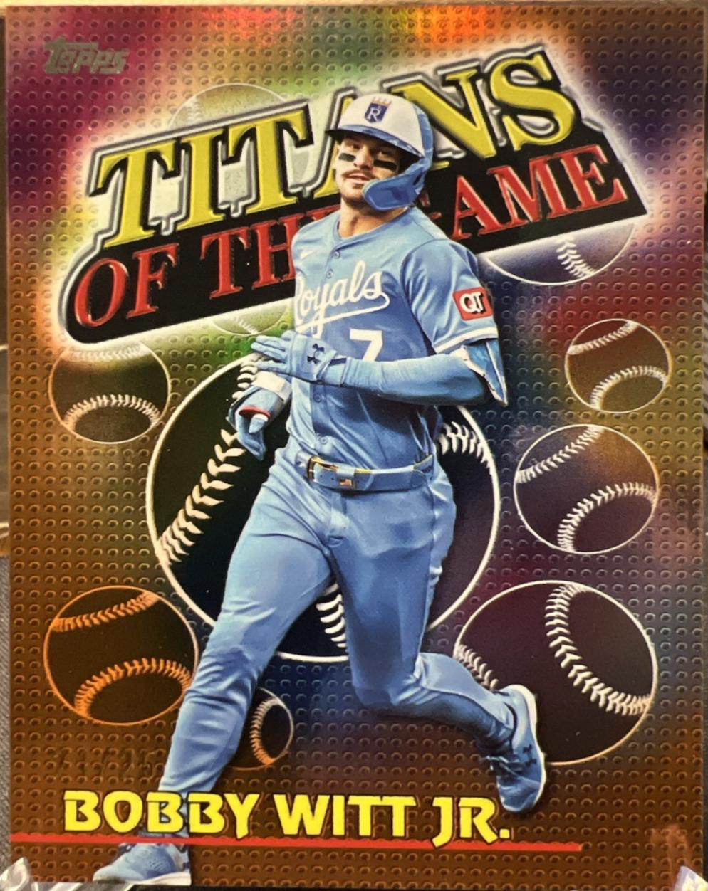 Bobby Witt Jr. [Orange Crackleboard Foil] #TOG-16