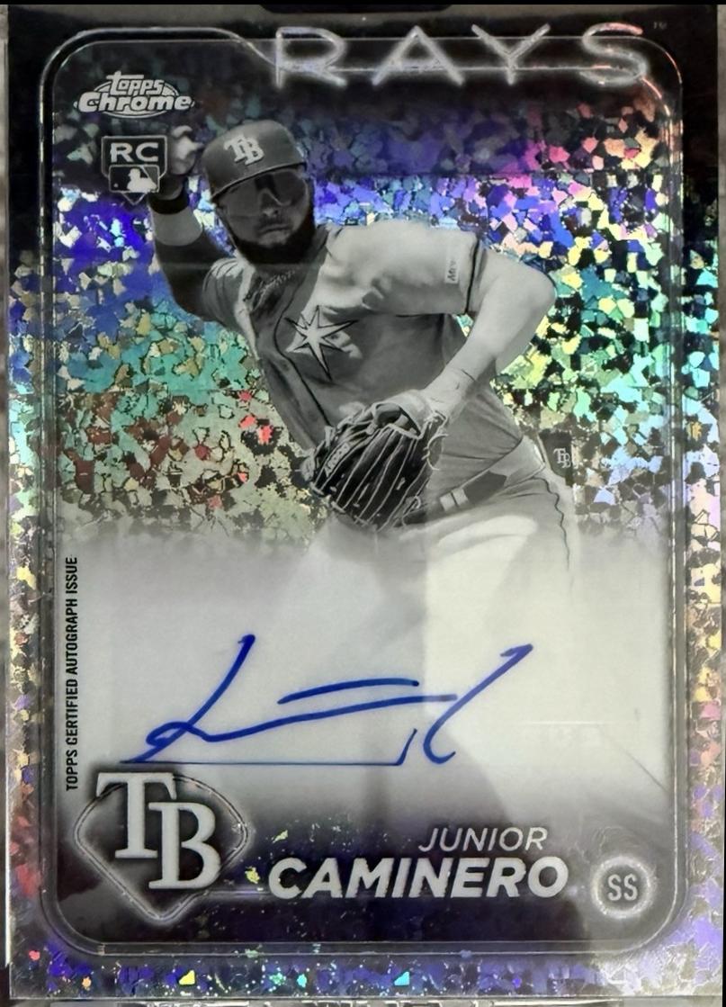 Junior Caminero [Black Refractor] #AC-JCA