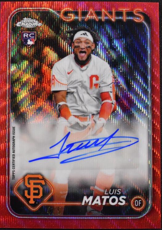 Luis Matos [Red Wave Refractor] #AC-LM