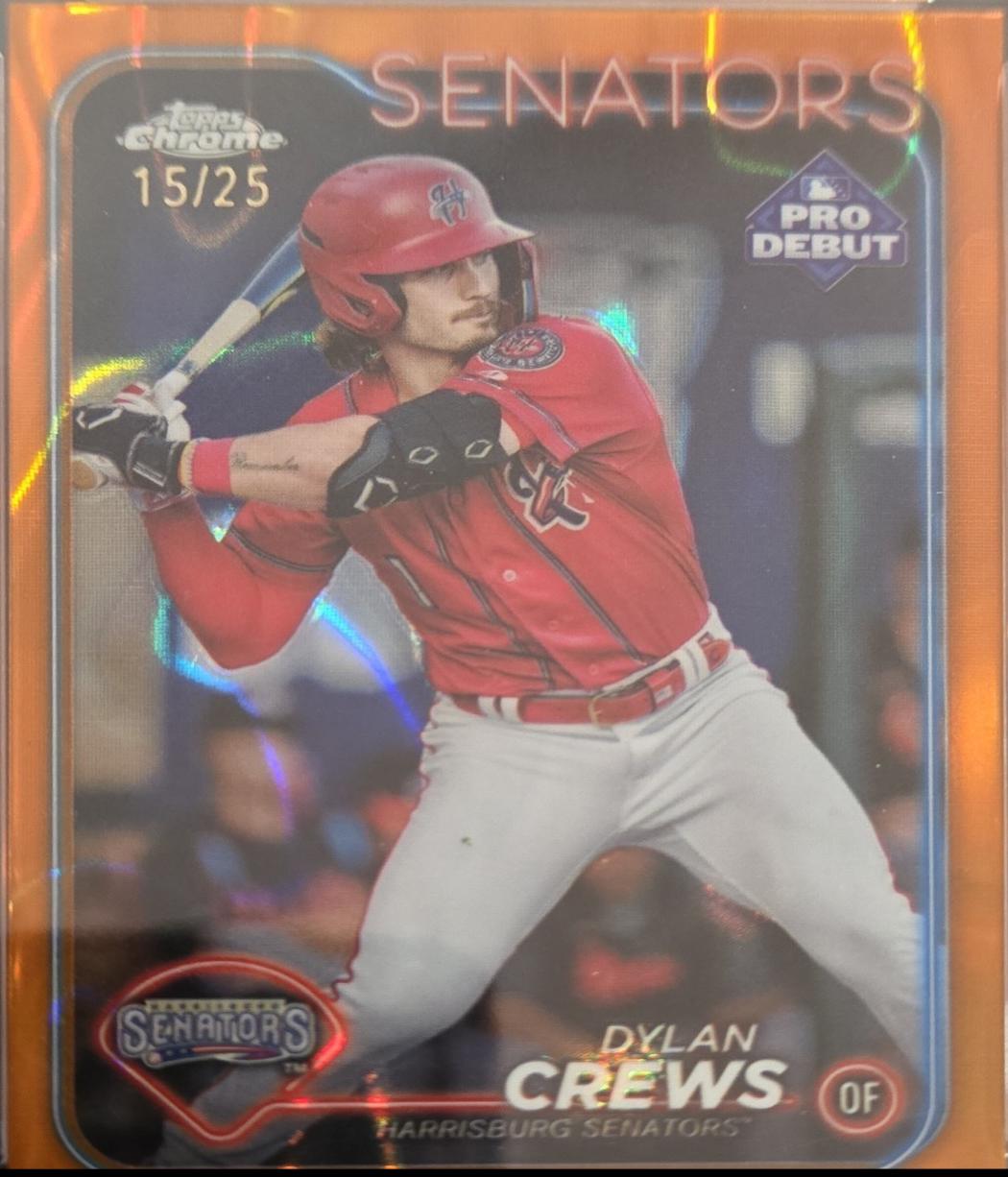 Dylan Crews [Orange Lava Refractor] #PDC-128