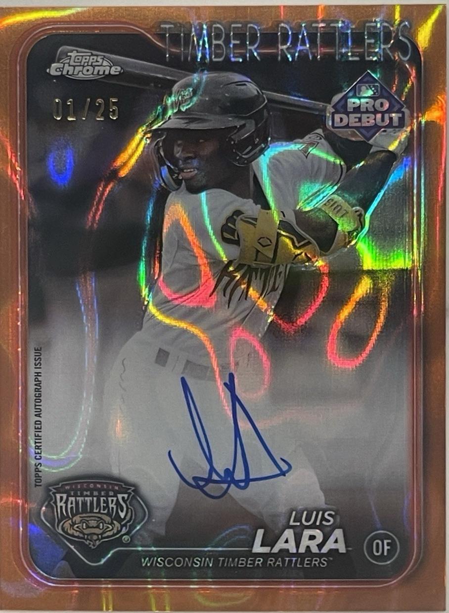 Luis Lara [Orange Lava Refractor] #PDC-13